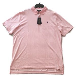Polo Golf Ralph Lauren Shirt XL Stripe Pink White